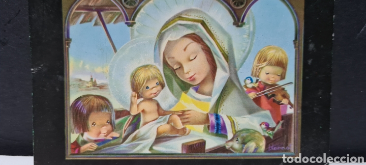 Cartes Postales: Preciosa postal de Navidad. Diptico. Vernet. CyZ. Escrita