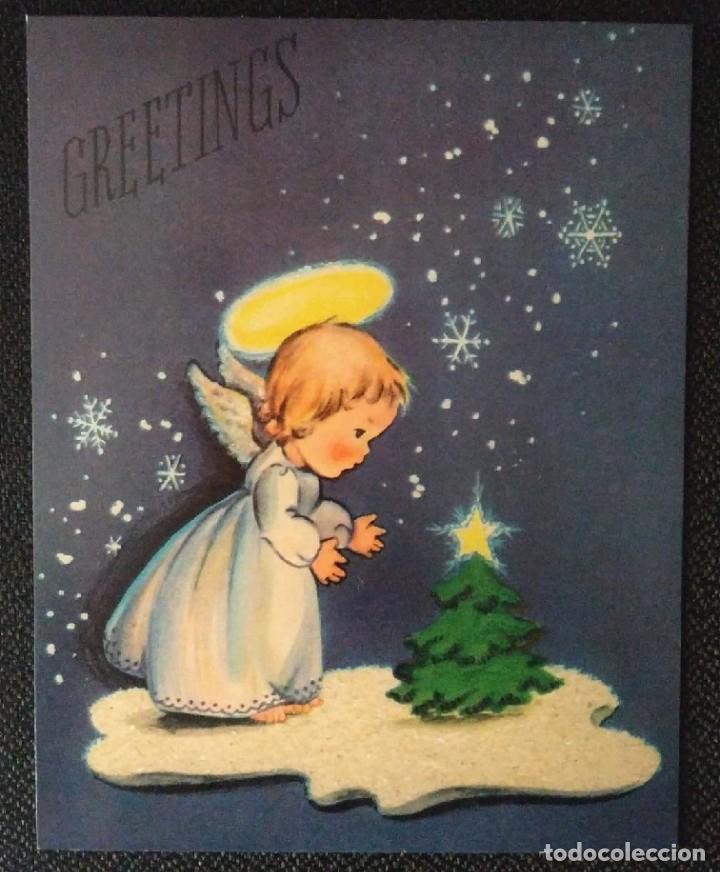 Postkarten: 7308C - ANGELITO MIRANDO COMO SE ENCIENDE LAS AURAS - N&ordm; CE-5011- 14X11 CM