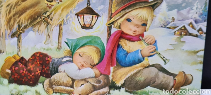 Postais: Preciosa postal de Navidad. Diptico. Nuco. CyZ. Escrita