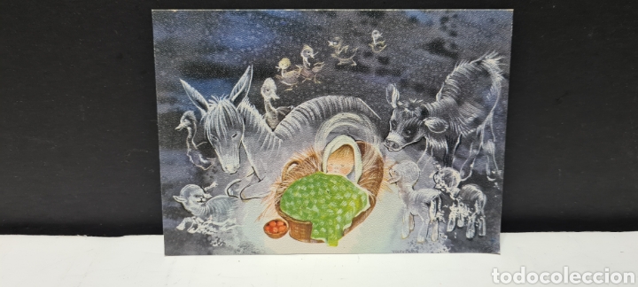 Postales: Preciosa postal de Navidad. Roser Puig. - Foto 2