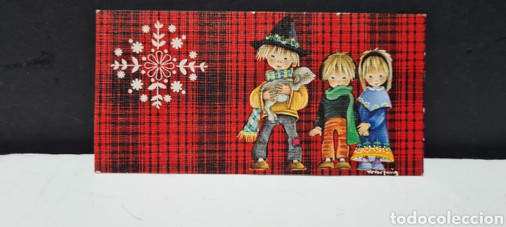 Postales: Preciosa postal de Navidad. Roser Puig. Escrita - Foto 2