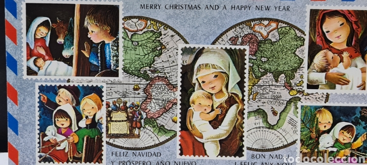 Postales: Preciosa postal de Navidad. Diptico. Vernet ? CyZ. Escrita