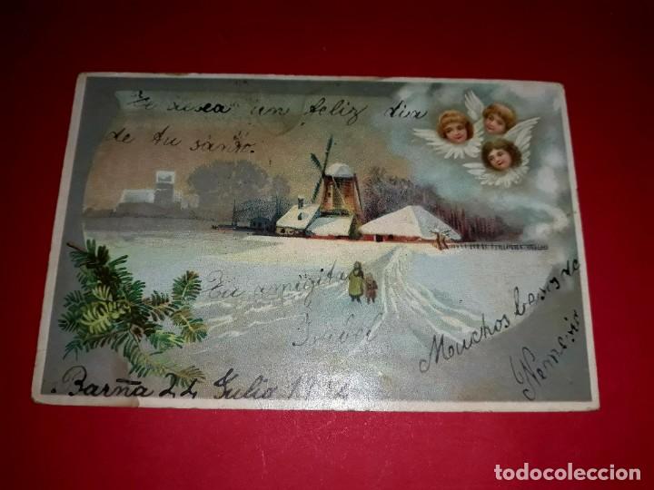 Postales: Postal Antigua Escrita 1904 - Foto 1