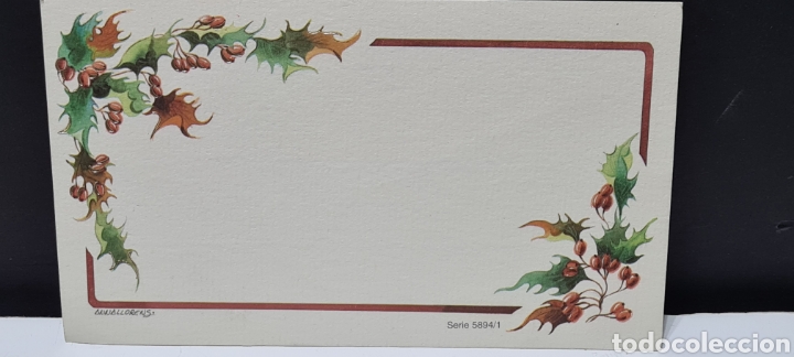 Postkarten: Preciosa postal de Navidad. Anna Llorens. Sin escribir