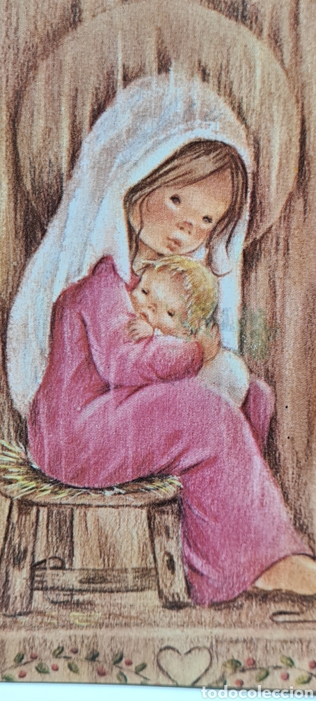 Postales: Preciosa postal de Navidad. Diptico. Cris. Escrita - Foto 1