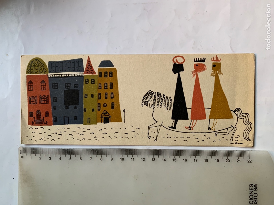 Cartes Postales: FELICITACI&Oacute;N NAVIDAD. DIPTICO. ILUSTRACION CARDENAS?.