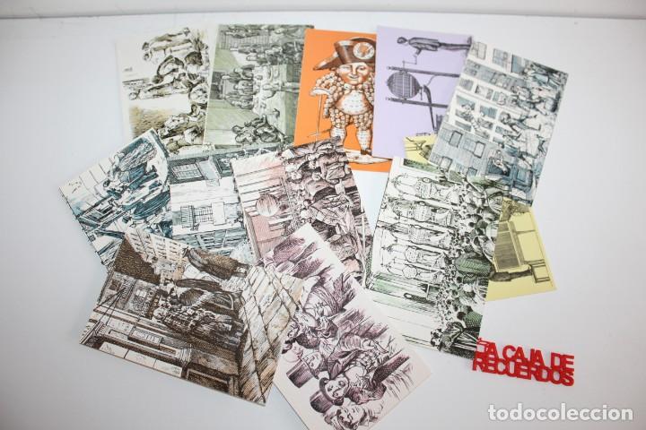 Postcards: COLECCION DE 12 TARJETA POSTAL - SERIE B SORTEOS LOTERIA DE NAVIDAD - NO ESCRITAS