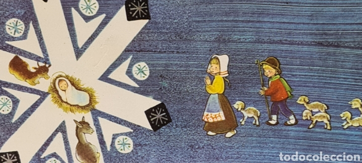 Postales: Preciosa postal de Navidad. Diptico. Roser Puig. Escrita