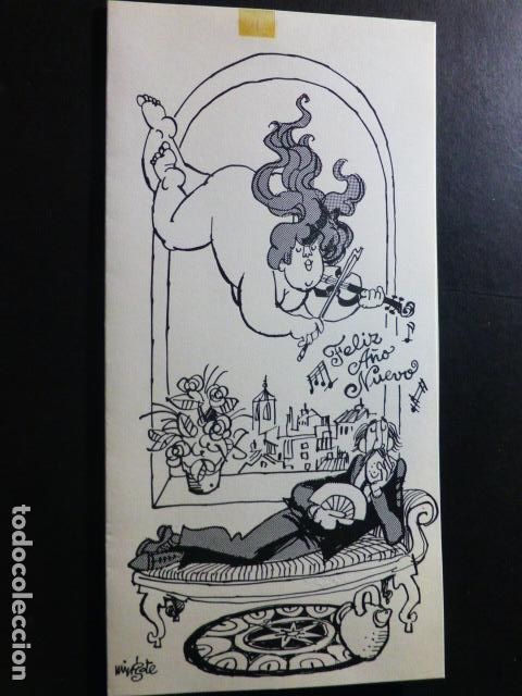 Postales: FELICITACION NAVIDAD MINGOTE ILUSTRADOR 22 X 11 CMTS - Foto 1