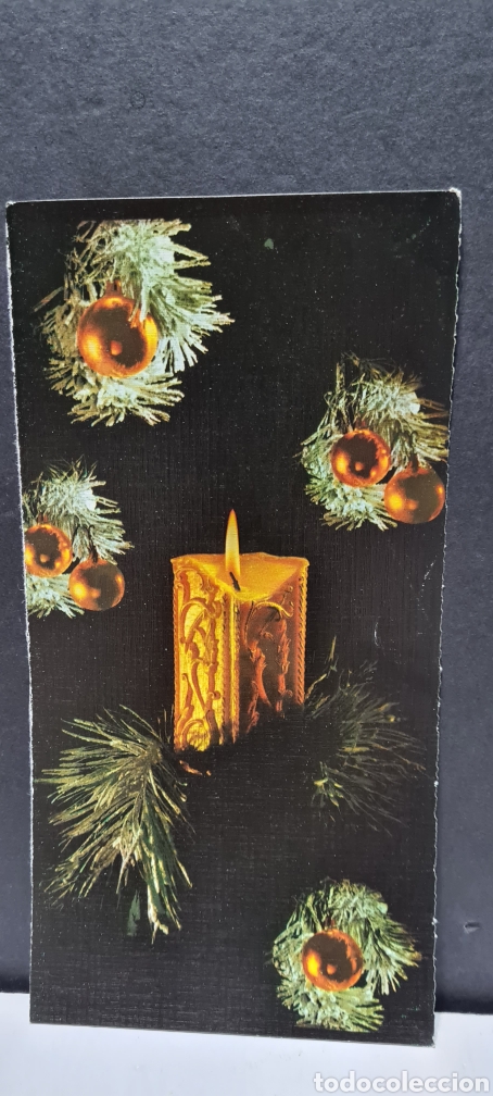 Postales: Preciosa postal de Navidad. Vela - Foto 5