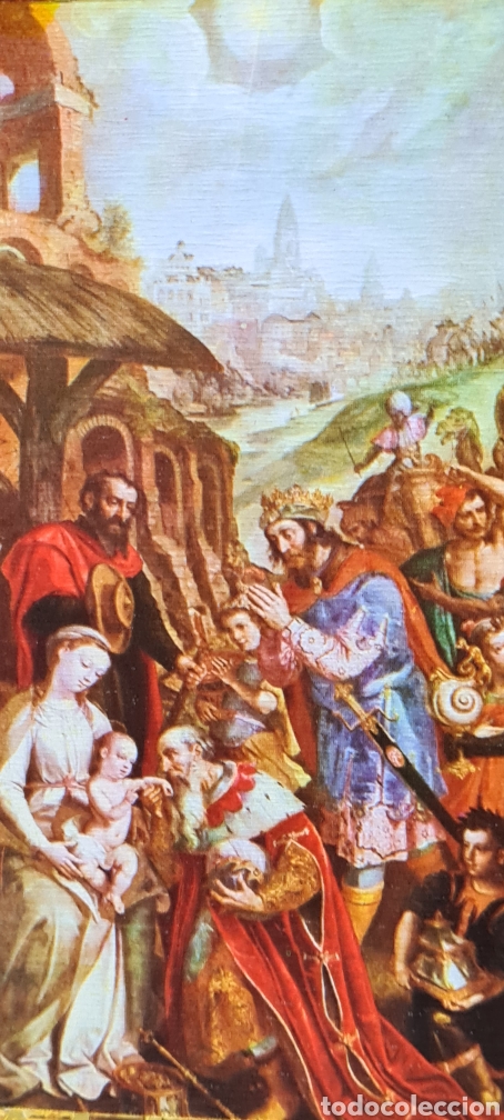 Postais: Preciosa postal de Navidad. Diptico. Ediciones Ortiz. Escrita. Comercial