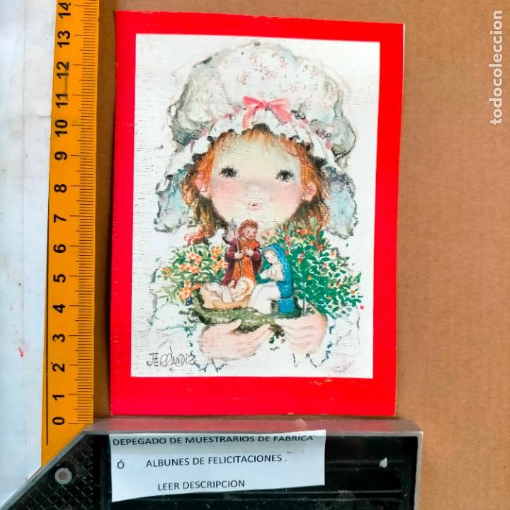 Postkarten: REFERENCIA MUESTRAS : FELICITACION NAVIDAD DESPEGADA DE MUESTRARIO O ALBUM DE TIENDA . LEER