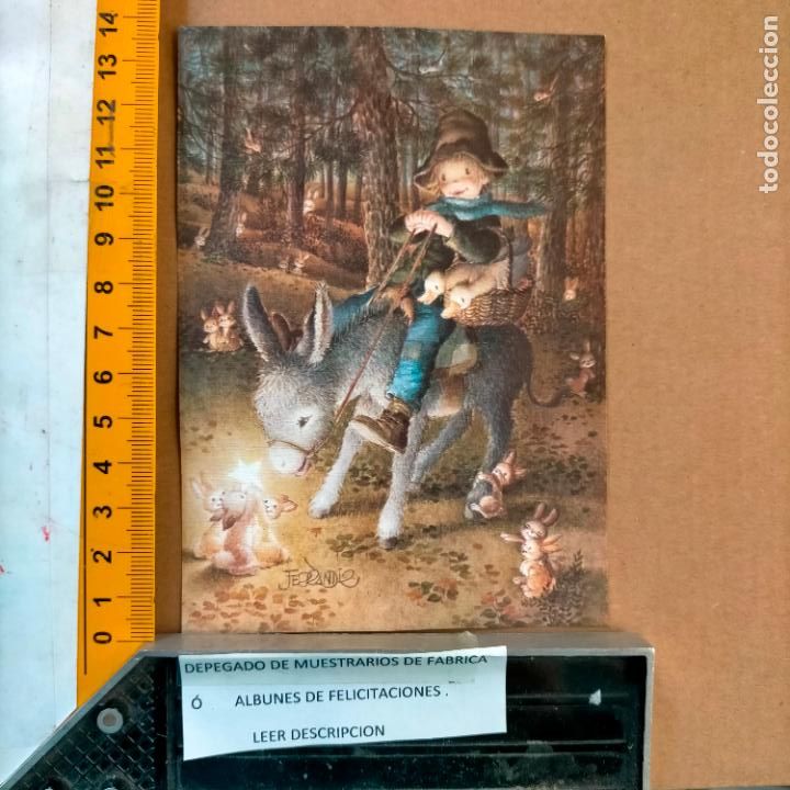 Postkarten: REFERENCIA MUESTRAS : FELICITACION NAVIDAD DESPEGADA DE MUESTRARIO O ALBUM DE TIENDA . LEER