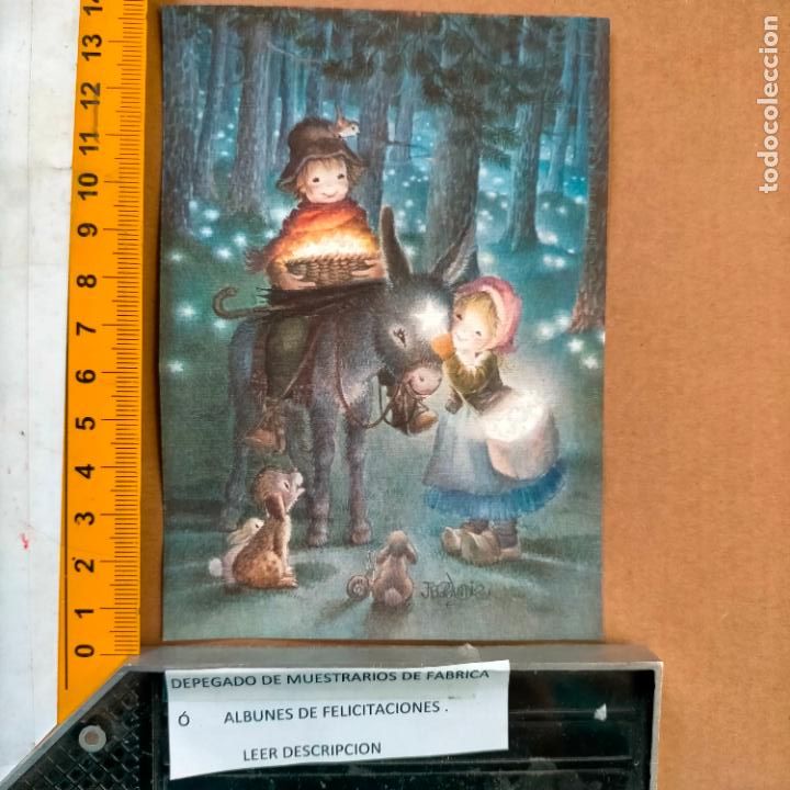 Postkarten: REFERENCIA MUESTRAS : FELICITACION NAVIDAD DESPEGADA DE MUESTRARIO O ALBUM DE TIENDA . LEER