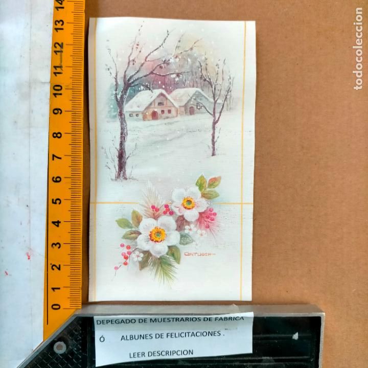 Postkarten: REFERENCIA MUESTRAS : FELICITACION NAVIDAD DESPEGADA DE MUESTRARIO O ALBUM DE TIENDA . LEER
