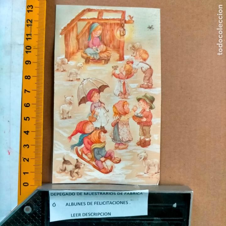 Postkarten: REFERENCIA MUESTRAS : FELICITACION NAVIDAD DESPEGADA DE MUESTRARIO O ALBUM DE TIENDA . LEER