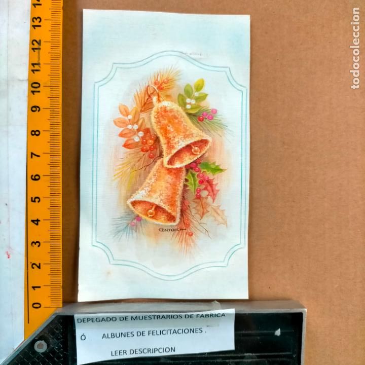 Postkarten: REFERENCIA MUESTRAS : FELICITACION NAVIDAD DESPEGADA DE MUESTRARIO O ALBUM DE TIENDA . LEER