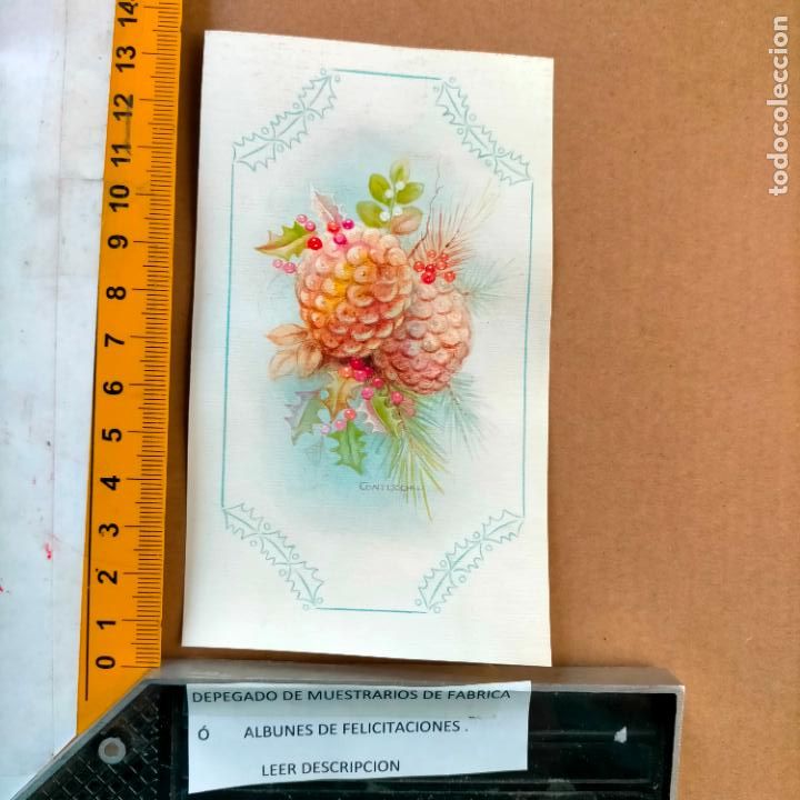 Postkarten: REFERENCIA MUESTRAS : FELICITACION NAVIDAD DESPEGADA DE MUESTRARIO O ALBUM DE TIENDA . LEER