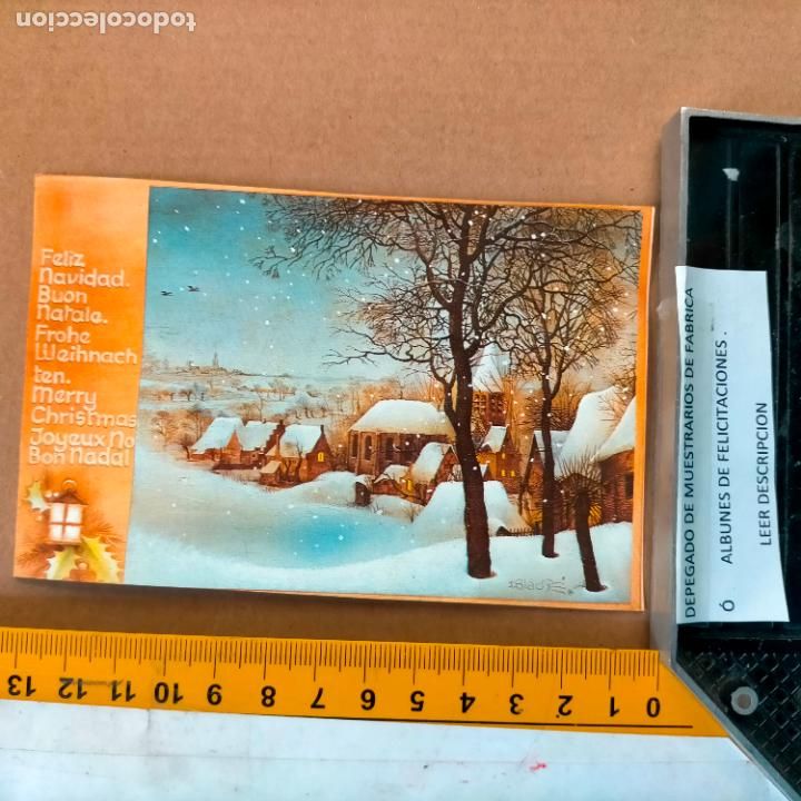Postkarten: REFERENCIA MUESTRAS : FELICITACION NAVIDAD DESPEGADA DE MUESTRARIO O ALBUM DE TIENDA . LEER