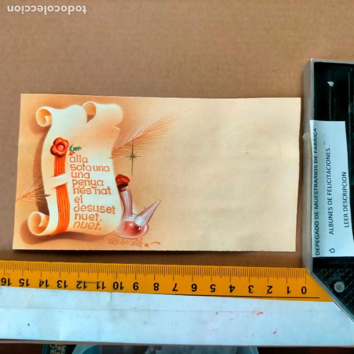 Postkarten: REFERENCIA MUESTRAS : FELICITACION NAVIDAD DESPEGADA DE MUESTRARIO O ALBUM DE TIENDA . LEER