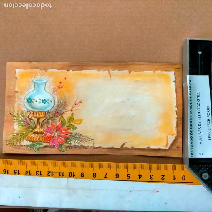 Postkarten: REFERENCIA MUESTRAS : FELICITACION NAVIDAD DESPEGADA DE MUESTRARIO O ALBUM DE TIENDA . LEER