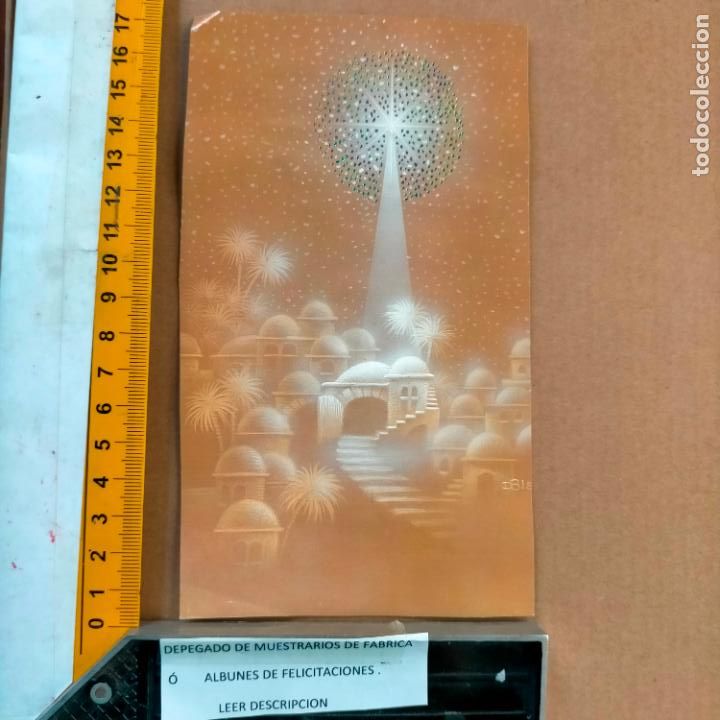 Postkarten: REFERENCIA MUESTRAS : FELICITACION NAVIDAD DESPEGADA DE MUESTRARIO O ALBUM DE TIENDA . LEER