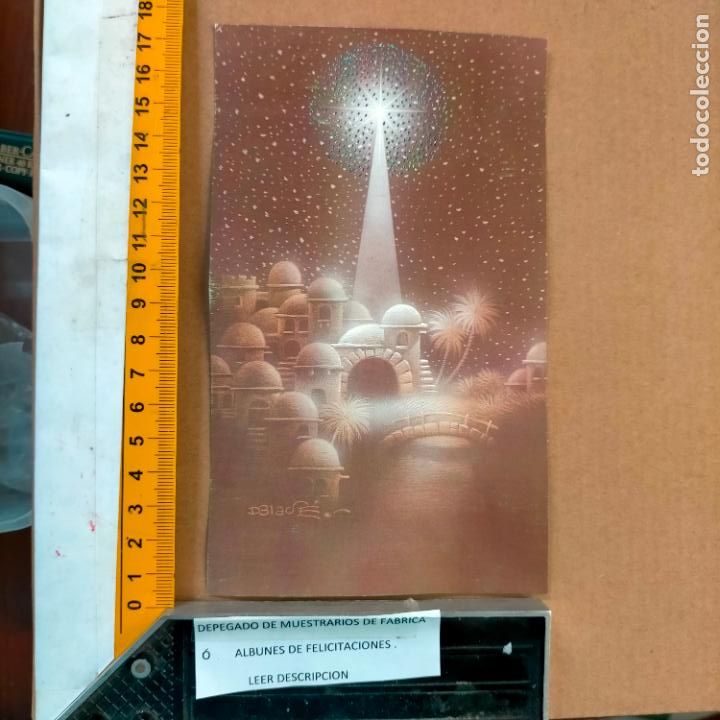 Postkarten: REFERENCIA MUESTRAS : FELICITACION NAVIDAD DESPEGADA DE MUESTRARIO O ALBUM DE TIENDA . LEER