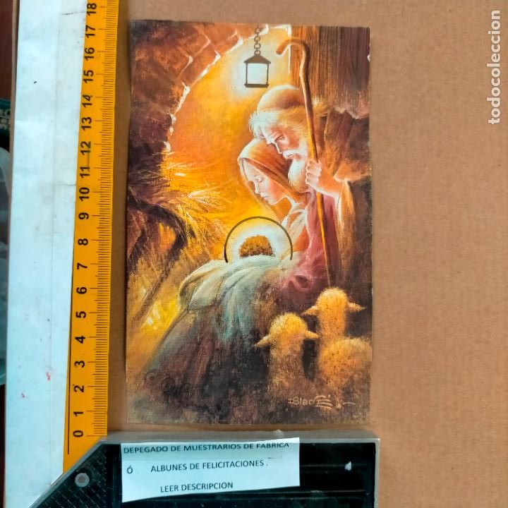 Postkarten: REFERENCIA MUESTRAS : FELICITACION NAVIDAD DESPEGADA DE MUESTRARIO O ALBUM DE TIENDA . LEER