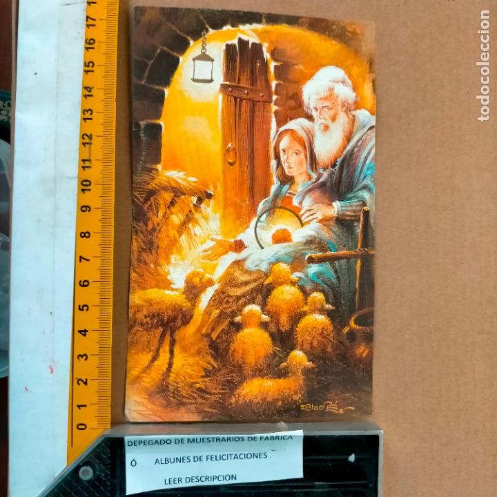 Postkarten: REFERENCIA MUESTRAS : FELICITACION NAVIDAD DESPEGADA DE MUESTRARIO O ALBUM DE TIENDA . LEER