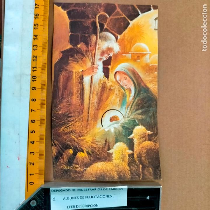 Postkarten: REFERENCIA MUESTRAS : FELICITACION NAVIDAD DESPEGADA DE MUESTRARIO O ALBUM DE TIENDA . LEER