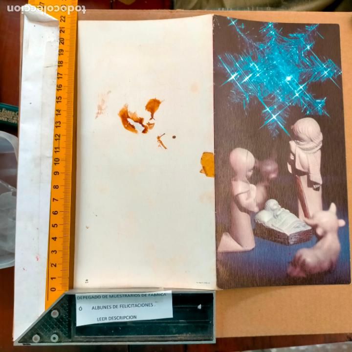 Postkarten: REFERENCIA MUESTRAS : FELICITACION NAVIDAD DESPEGADA DE MUESTRARIO O ALBUM DE TIENDA . LEER