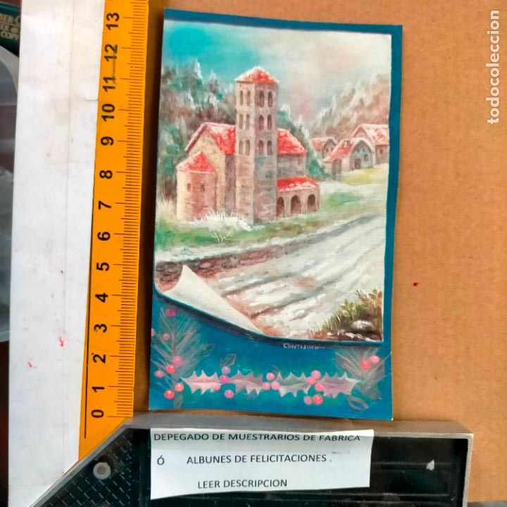 Postkarten: REFERENCIA MUESTRAS : FELICITACION NAVIDAD DESPEGADA DE MUESTRARIO O ALBUM DE TIENDA . LEER