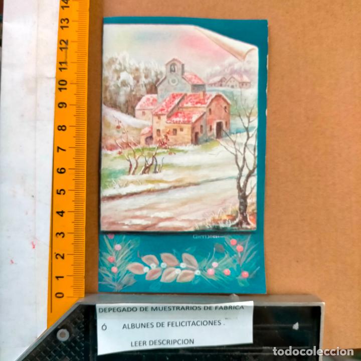 Postkarten: REFERENCIA MUESTRAS : FELICITACION NAVIDAD DESPEGADA DE MUESTRARIO O ALBUM DE TIENDA . LEER