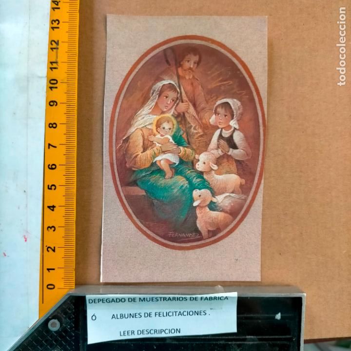 Postkarten: REFERENCIA MUESTRAS : FELICITACION NAVIDAD DESPEGADA DE MUESTRARIO O ALBUM DE TIENDA . LEER
