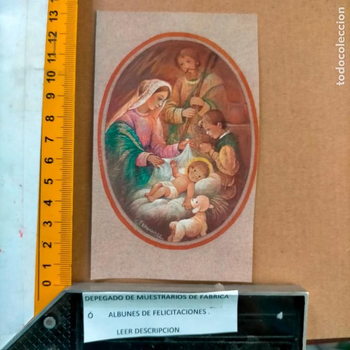 Postkarten: REFERENCIA MUESTRAS : FELICITACION NAVIDAD DESPEGADA DE MUESTRARIO O ALBUM DE TIENDA . LEER