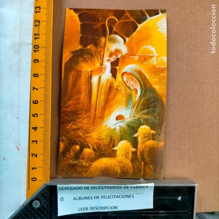 Postcards: REFERENCIA MUESTRAS : FELICITACION NAVIDAD DESPEGADA DE MUESTRARIO O ALBUM DE TIENDA . LEER