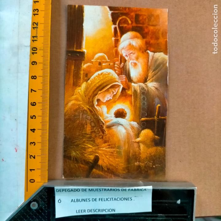 Postcards: REFERENCIA MUESTRAS : FELICITACION NAVIDAD DESPEGADA DE MUESTRARIO O ALBUM DE TIENDA . LEER
