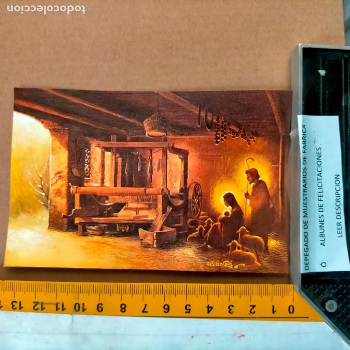 Postcards: REFERENCIA MUESTRAS : FELICITACION NAVIDAD DESPEGADA DE MUESTRARIO O ALBUM DE TIENDA . LEER