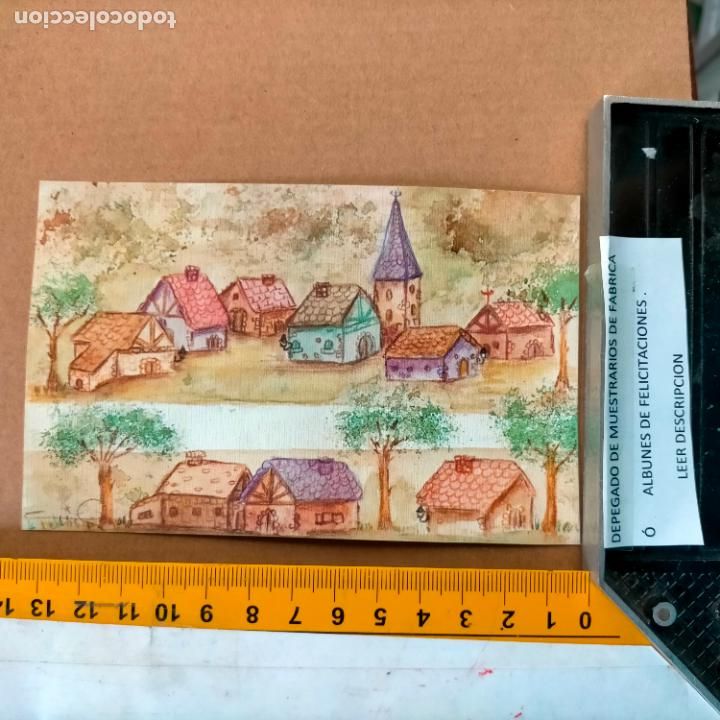 Postcards: REFERENCIA MUESTRAS : FELICITACION NAVIDAD DESPEGADA DE MUESTRARIO O ALBUM DE TIENDA . LEER
