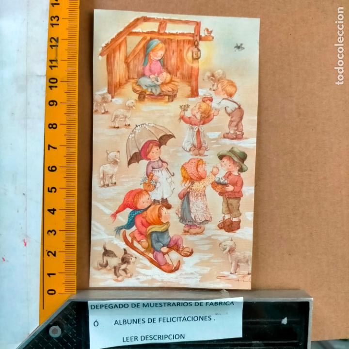 Postkarten: REFERENCIA MUESTRAS : FELICITACION NAVIDAD DESPEGADA DE MUESTRARIO O ALBUM DE TIENDA . LEER