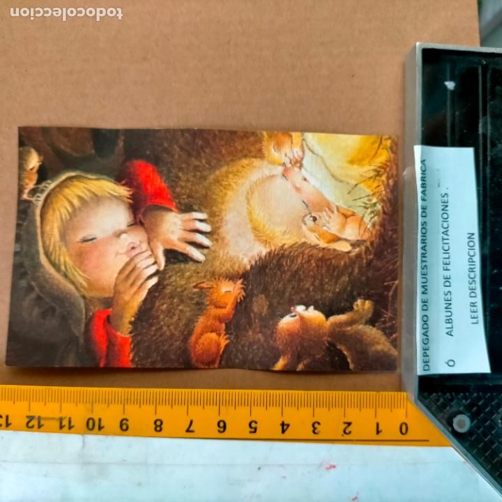 Postcards: REFERENCIA MUESTRAS : FELICITACION NAVIDAD DESPEGADA DE MUESTRARIO O ALBUM DE TIENDA . LEER
