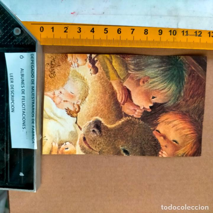 Postcards: REFERENCIA MUESTRAS : FELICITACION NAVIDAD DESPEGADA DE MUESTRARIO O ALBUM DE TIENDA . LEER