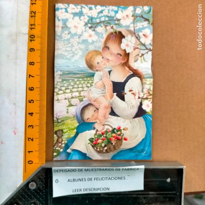 Postcards: REFERENCIA MUESTRAS : FELICITACION NAVIDAD DESPEGADA DE MUESTRARIO O ALBUM DE TIENDA . LEER