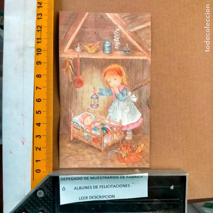 Postkarten: REFERENCIA MUESTRAS : FELICITACION NAVIDAD DESPEGADA DE MUESTRARIO O ALBUM DE TIENDA . LEER