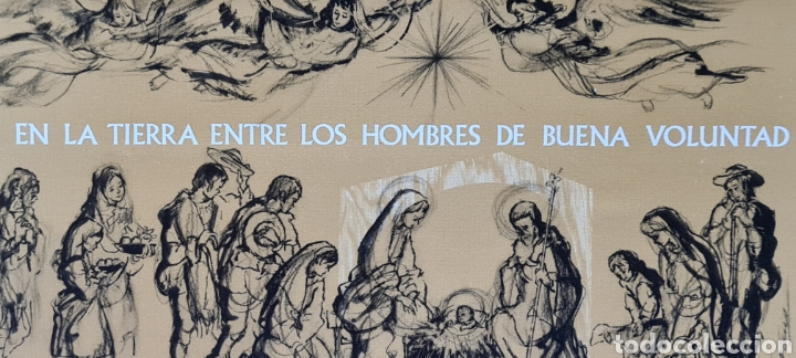 Postales: Preciosa postal de Navidad. Diptico. Graus - Foto 1