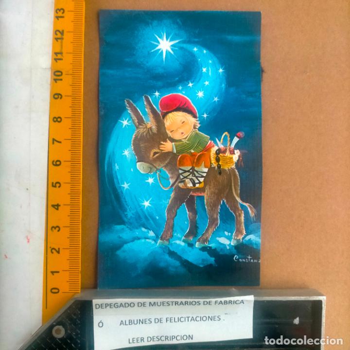 Postcards: REFERENCIA MUESTRAS : FELICITACION NAVIDAD DESPEGADA DE MUESTRARIO O ALBUM DE TIENDA . LEER