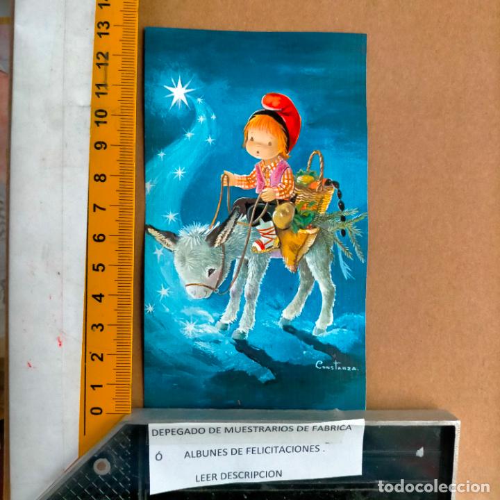 Postcards: REFERENCIA MUESTRAS : FELICITACION NAVIDAD DESPEGADA DE MUESTRARIO O ALBUM DE TIENDA . LEER