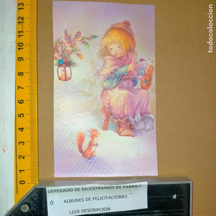 Postkarten: REFERENCIA MUESTRAS : FELICITACION NAVIDAD DESPEGADA DE MUESTRARIO O ALBUM DE TIENDA . LEER