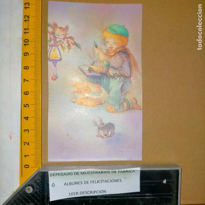 Postkarten: REFERENCIA MUESTRAS : FELICITACION NAVIDAD DESPEGADA DE MUESTRARIO O ALBUM DE TIENDA . LEER