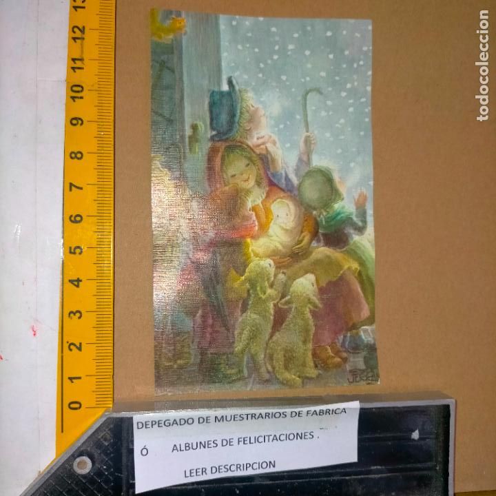 Postcards: REFERENCIA MUESTRAS : FELICITACION NAVIDAD DESPEGADA DE MUESTRARIO O ALBUM DE TIENDA . LEER